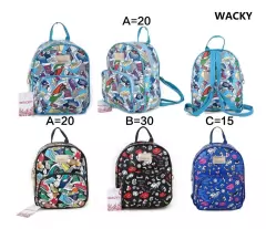 Mochila Wacky 10lts Nina con estampas Azul stickers - comprar online