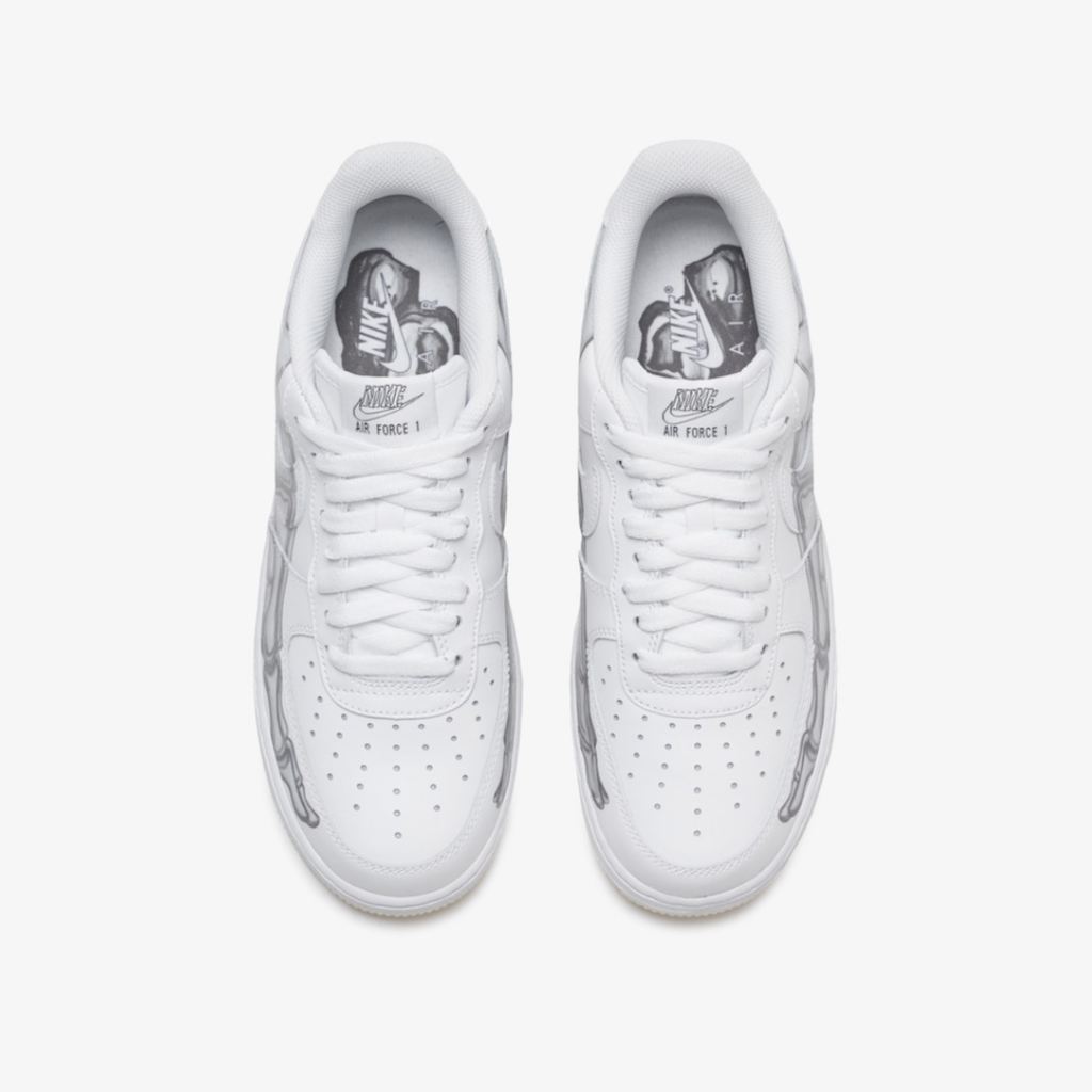 Nike Air Force 1 Low Skeleton White Edicion Halloween