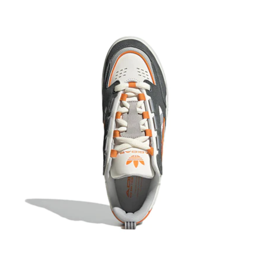 Gray and sales orange adidas shoes