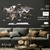 3D LED World Map Black - Mapamundi LED 3D Madera Indigo - comprar online