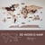 3D World Map - Mapamundi 3D Madera - comprar online