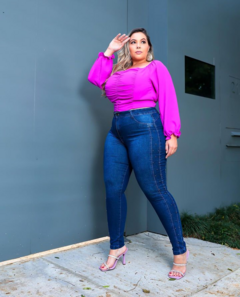 CALÇA JEANS SKINNY - PLUS SIZE - comprar online