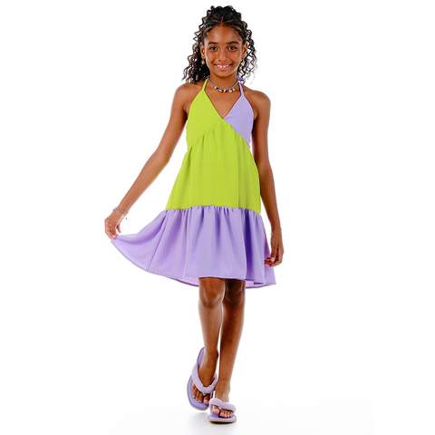 Vestido Infantil Feminino Super Star Mylu