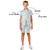 Camisa Masculina Infantil Com Abertura Total Estampada na internet