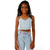 Calça Feminina Infantil Jeans Com Pespontos Coloridos Mylu - comprar online