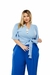 Blusa Transpassada Plus Size Várias cores - comprar online