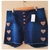 Short Jeans com Corações Rose Gold Layne