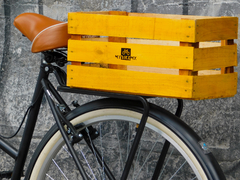 Caja de Carga Trasera para Bicicleta Madera en Colores Mybikemx