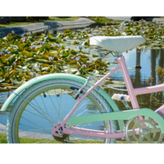 Imagen de Bicicleta Infantil R20 Vintage Colores Pastel Y Accesorios MyBikemx