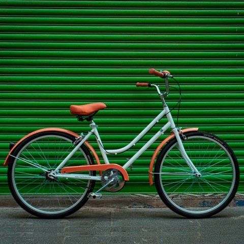 Bicicleta Mujer Mybikemx Urbana Accesorios 6vel Y Nombre