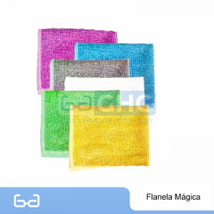 Flanela Mágica - Cores sortidas - Kit c/ 10