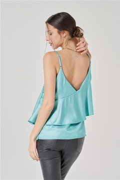 Musculosa Maja con volado hta L art 1726 fr - comprar online