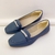 REF 1259 - Mocassim azul paraiso - 1001 Rasteirinhas