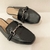 REF 1277 - Mule Preto bico quadrado - loja online