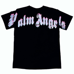 Playera Palm Angels Negro - Rosa