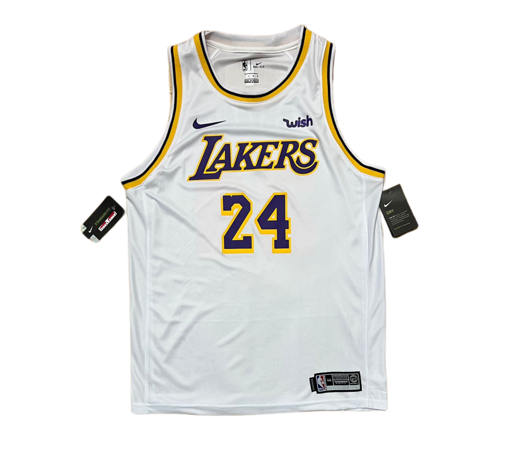 Jersey lakers blanco hot sale