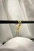 Brinco Argolinha Crucifixo Lisa - Banhado a Ouro 18K