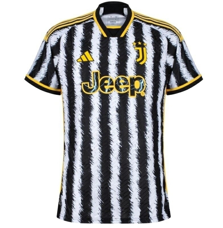 Camisa Juventus I 23/24 - Torcedor Adidas Masculina - Preta e Branca