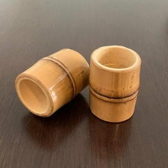 Kit Porta guardanapo em bambú natural (2 peças)
