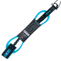 Leash FCS All Around 6x7mm - Azul e preto