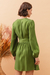 Vestido acetinado Verde - Munny
