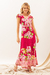 Vestido Longo Floramore Fucsia