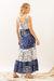 Vestido Cropped Azulejo Azul Marinho - comprar online
