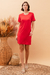 Vestido T-shirt Vermelho