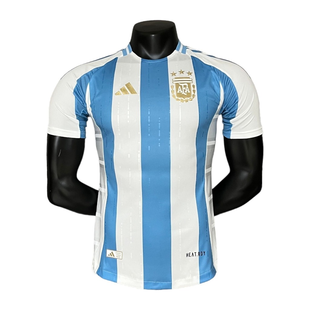 Camisa Seleção Argentina I 24/25 Azul e Branco + Patch - Adidas - Masculino  Torcedor