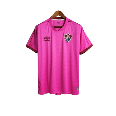 Camisa Fluminense Outubro Rosa 23/24 Umbro Torcedor Masculina - Rosa