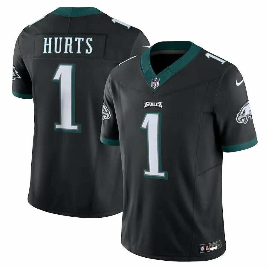 Camisa NFL Philadelphia Eagles Jalen Hurts Nike Limited Jersey Preta