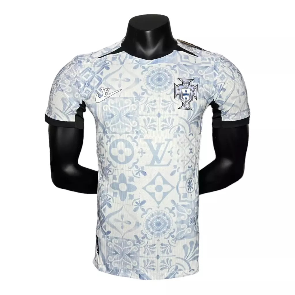 Camisa Jogador Portugal x Louis Vuitton 24 25 Nike Azul
