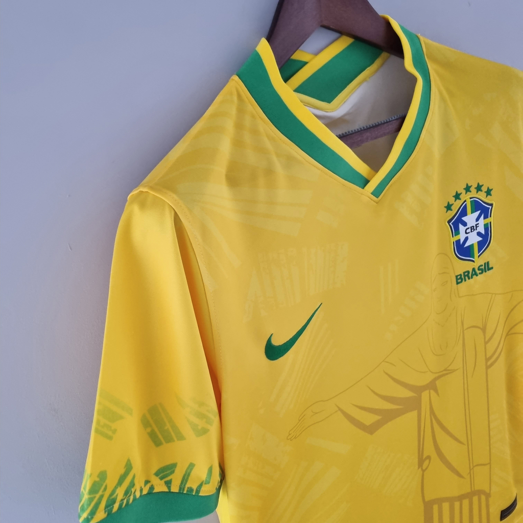 Camisa Seleção Brasil EDIÇÃO LIMITADA 22/23 Jogador Nike Masculina - Amarela