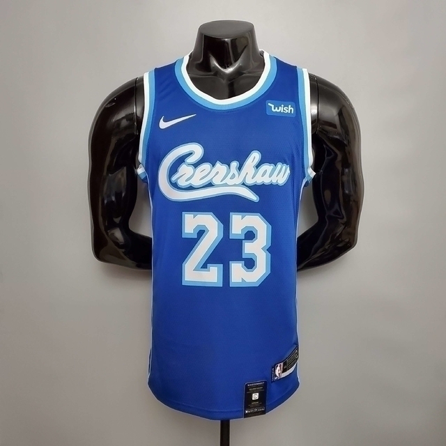 Camiseta Regata Los Angeles Lakers Azul Crenshaw Nike Masculina