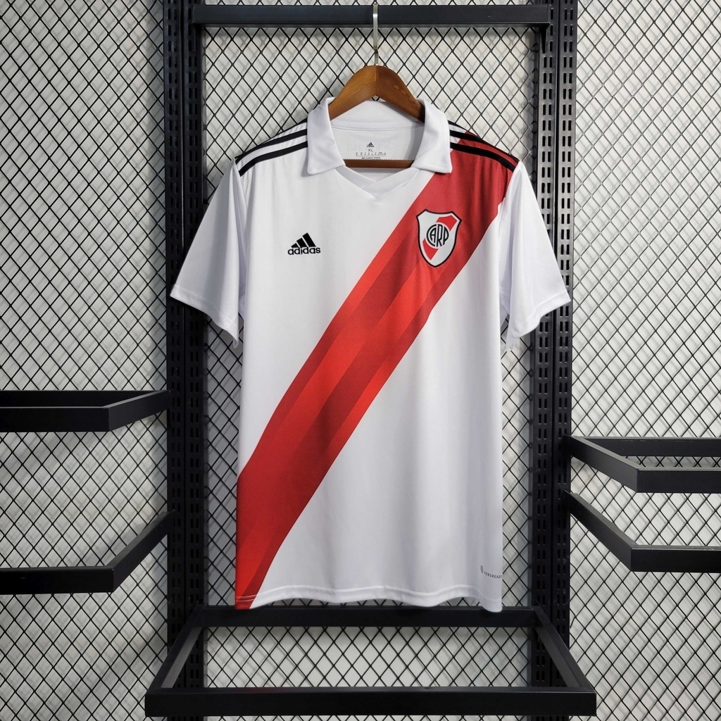 Camisa River Plate 23 24 Torcedor Adidas Masculina Branco