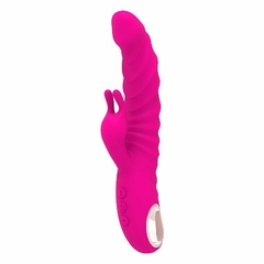 Vibrador de Ponto G e Clitóris com Dedilhar Vem Cá