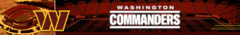 Banner da categoria Washington Commanders