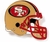 Pin NFL Helmet San Francisco 49ers