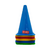 Kit com 10 cones de Agilidade 20 cm - Colorido