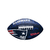 Bola de Futebol Americano NFL New England Patriots Team Logo Jr Wilson na internet