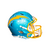 Helmet NFL Los Angeles Chargers Flash - Riddell Speed Mini