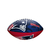 Bola de Futebol Americano NFL New England Patriots Team Logo Jr Wilson