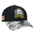 Boné 9FORTY NFL Pittsburgh Steelers Salute To Service 2022 Trucker New Era na internet