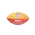 Bola de Futebol Americano NFL San Francisco 49ers Tailgate Junior Wilson - comprar online