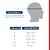 Helmet Riddell Speed Icon Branco com Facemask e Chinstrap Novo - loja online