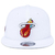 Boné 9FIFTY NBA Miami Heat City Edition Branco New Era - Sport America: A Maior Loja de Esportes Americanos