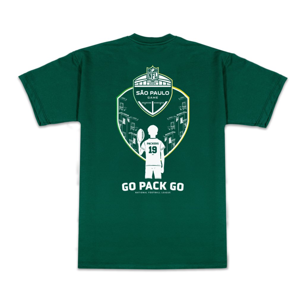 Camiseta SP Game Community NFL Green Bay Packers Verde Sport America