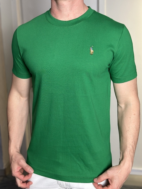 Camiseta Calvin Klein High Debossed Verde Musgo
