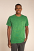 Camiseta Verde Lisa Com Bolso