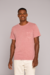 Camiseta Lisa com Bolso - Rosa - comprar online